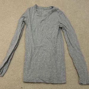 Long Sleeve Gray Top